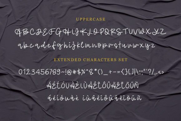 Gloryness Font Poster 7