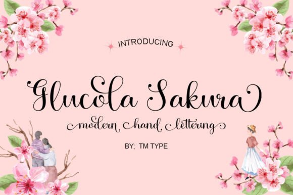 Glucola Sakura Font Poster 1