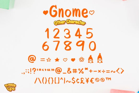 Gnome Font Poster 8