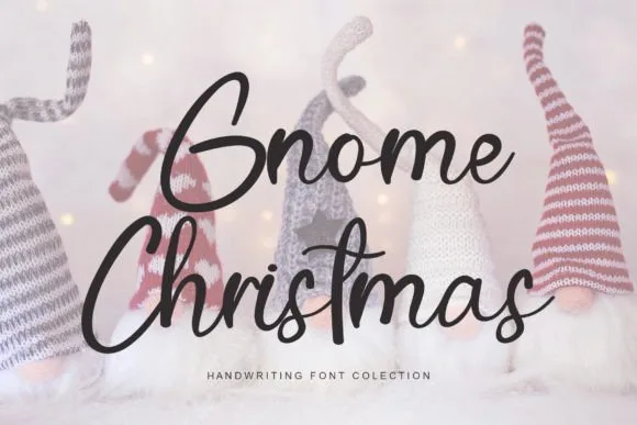 Gnome Christmas Font Gnome Christmas Font Poster 1