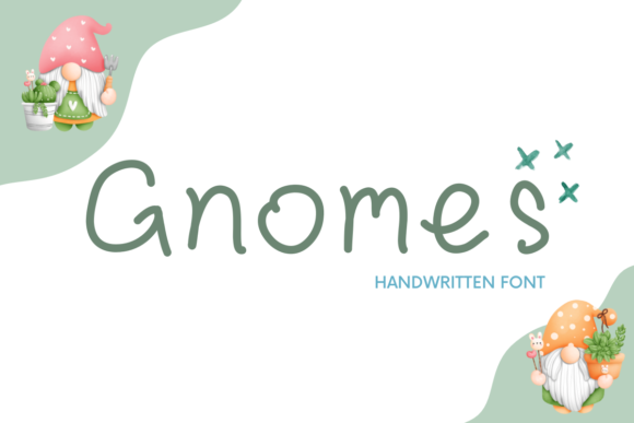 Gnomes Font Poster 1