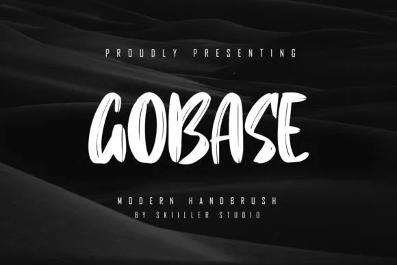 Gobase Font Gobase Font Poster 1
