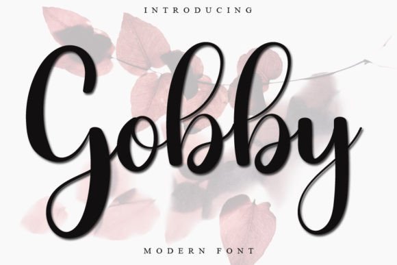 Gobby Font Poster 1