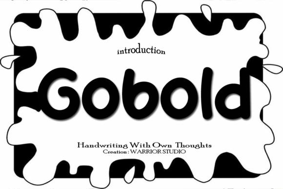 Gobold Font Poster 1