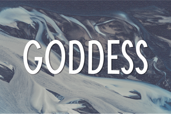 Goddess Font Poster 1