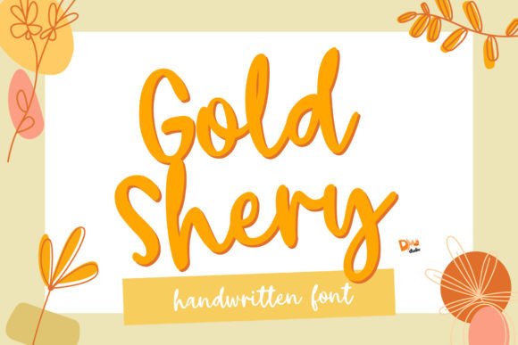 Gold Shery Font Poster 1