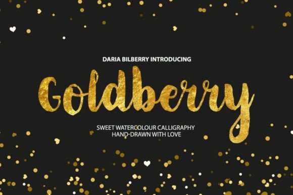 Goldberry Font Poster 1