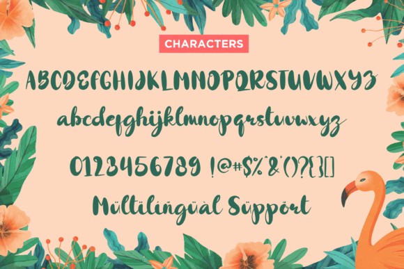 Golden Rainbow Font Poster 8