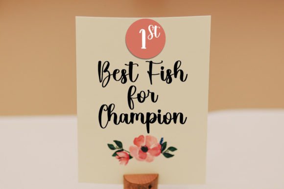 Goldfish Font Poster 6