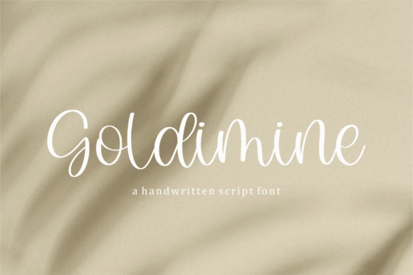 Goldimine Font Poster 1