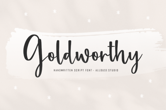 Goldworthy Font Poster 1