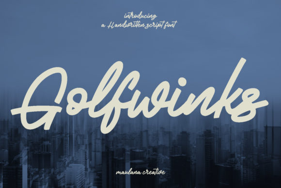 Golfwinks Font Poster 1