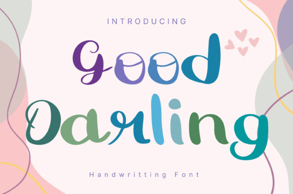 Good Darling Font Poster 1