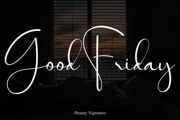 Good Friday Font Poster 1