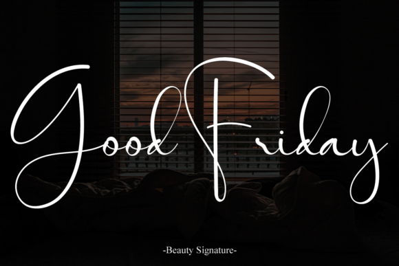 Good Friday Font Good Friday Font Poster 1