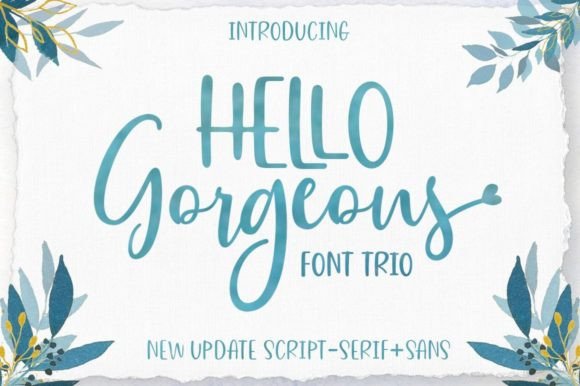 Gorgeous Font Poster 1