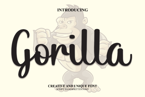 Gorilla Font Poster 1
