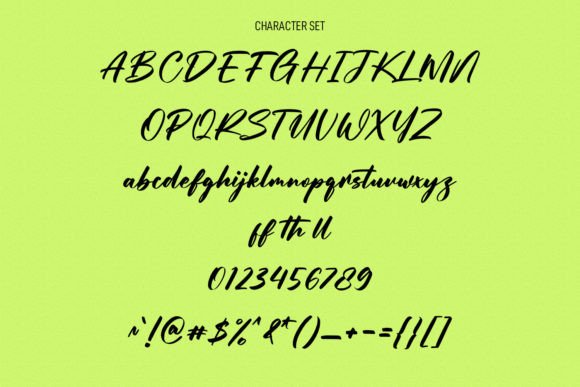 Gorluttish Font Poster 8