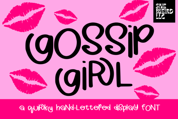 Gossip Girl Font Poster 1