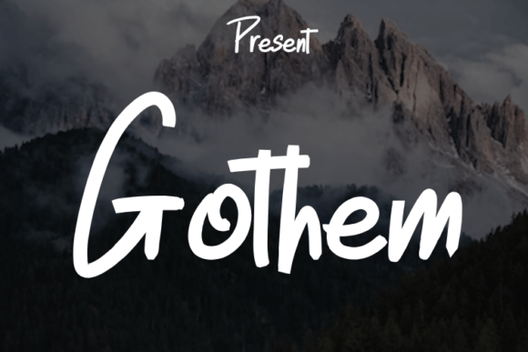 Gothem Font Poster 1