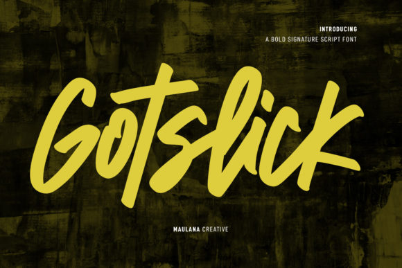 Gotslick Font Poster 1