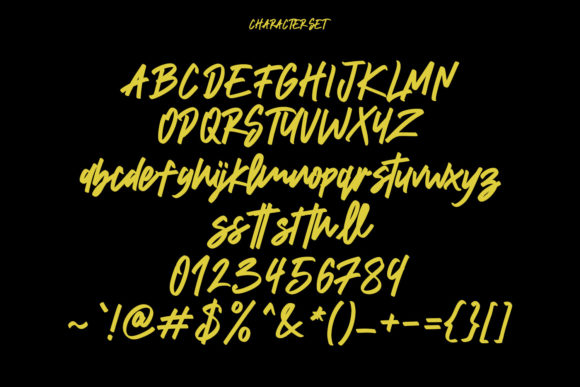 Gotslick Font Poster 8