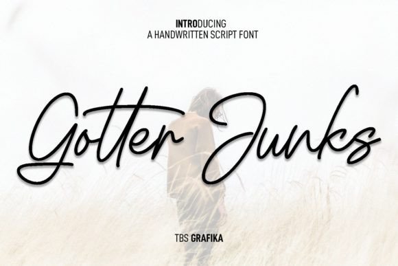 Gotter Junks Font Poster 1