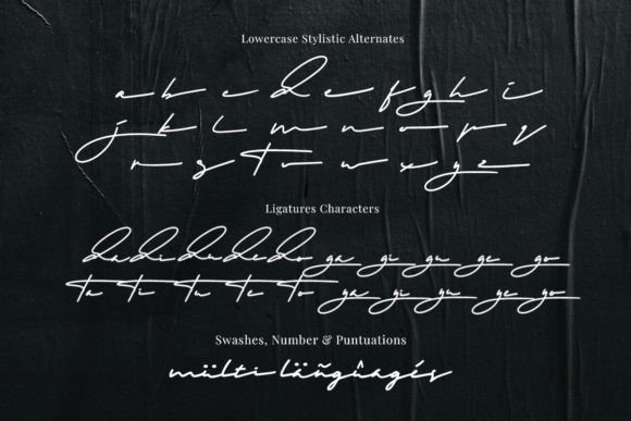 Gradation Font Poster 6