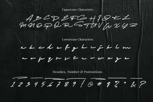 Gradation Font Poster 7