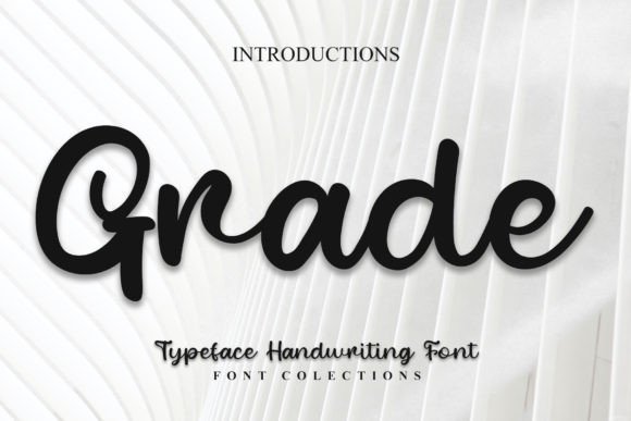 Grade Font Poster 1