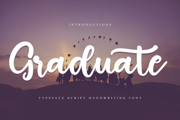 Graduate Font Poster 1