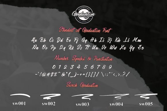 Graduation Font Poster 12