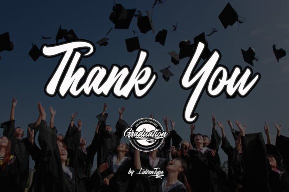 Graduation Font Poster 14
