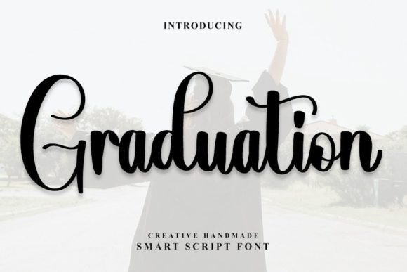 Graduation Font Poster 1