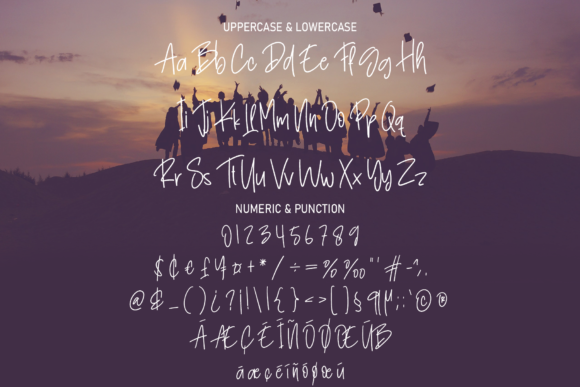 Graduation Font Poster 7