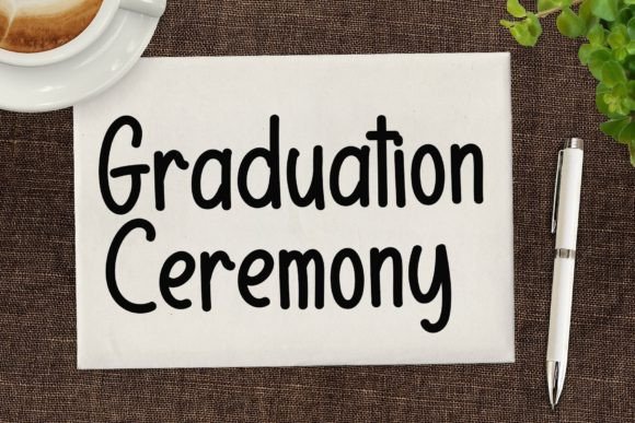 Graduation Ceremony Font
