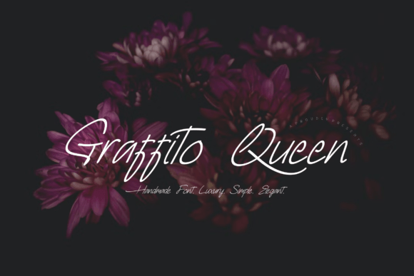 Graffito Queen Font Poster 1