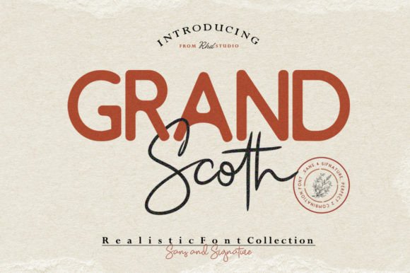 Grand Scoth Font Poster 1