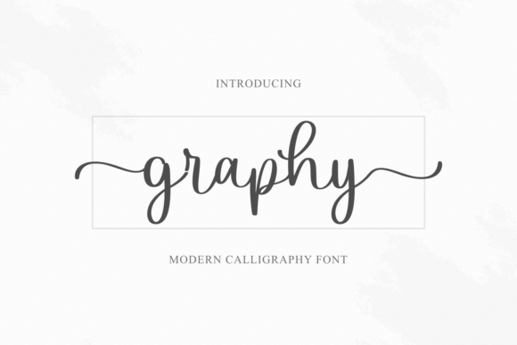 Graphy Font Poster 1