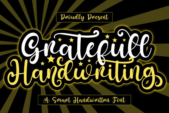 Gratefull Handwriting Font Poster 1