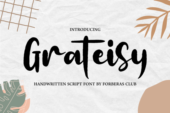 Grateisey Font Poster 1