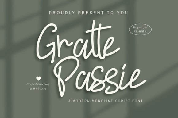 Gratte Passie Font