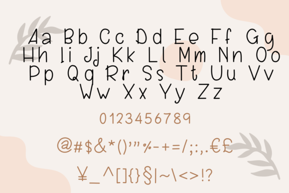 Green Tea and Toast Font Poster 10