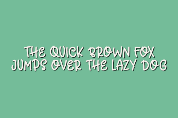 Greenery Font Poster 4