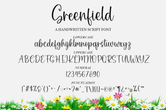 Greenfield Font Poster 6