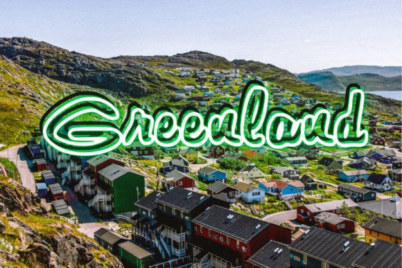 Greenland Font Poster 1