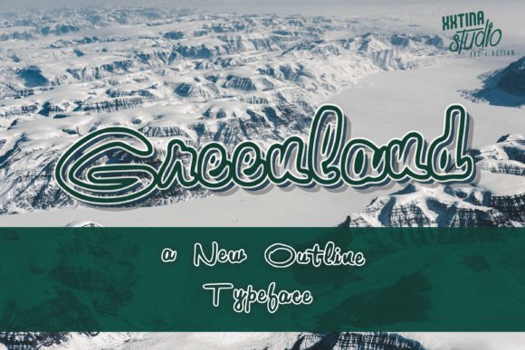 Greenland Font Poster 2