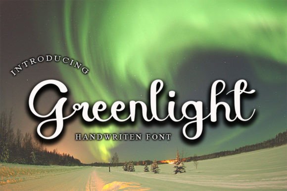 Greenlight Font Poster 1