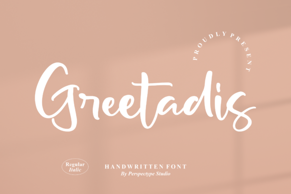 Greetadis Font Poster 1