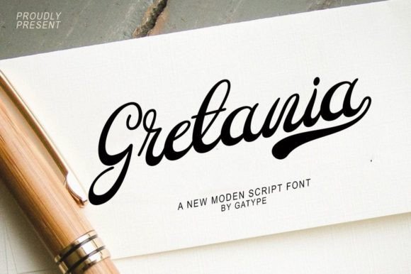 Gretania Font Poster 1